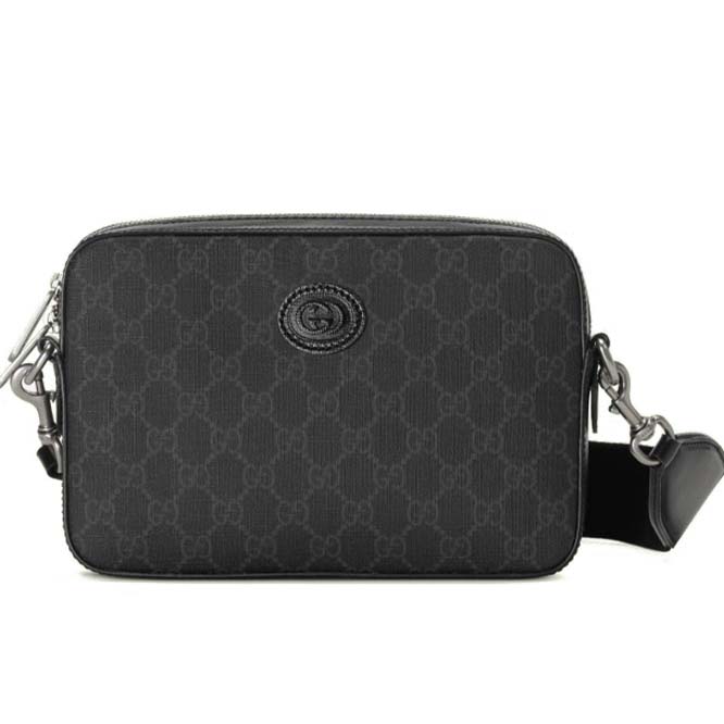 GUCCI SHOULDER BAG WITH INTERLOCKING&G 703468 （24.5*16*4.5cm)